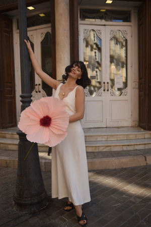 SUKIENKA CAMELIA KREMOWA