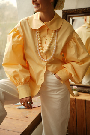 KOSZULA JASMINE BUTTER YELLOW