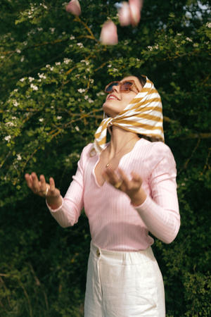 BLUZKA BOULANGERIE RÓŻOWA