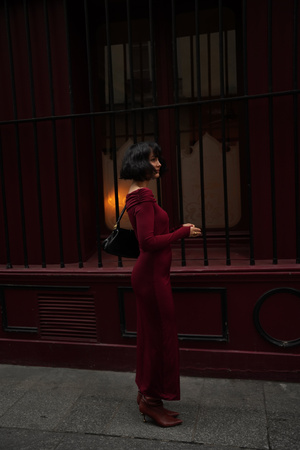 SUKIENKA DÉBORAH BORDOWA