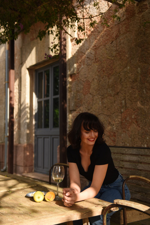 BLUZKA BOULANGERIE CZARNA KRÓTKI RĘKAW