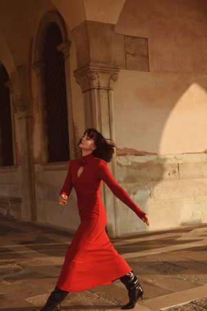 SUKIENKA ROSA CZERWONA