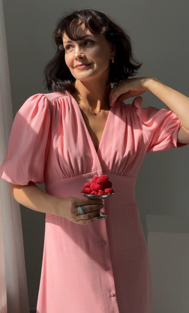 SUKIENKA PINK POEM MAT