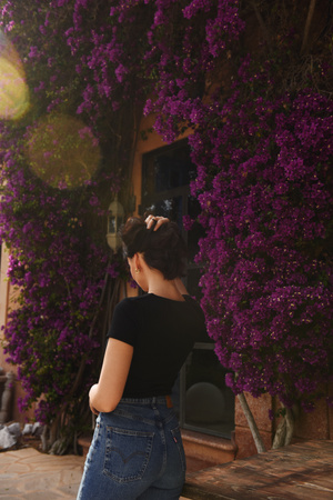 BLUZKA BOULANGERIE CZARNA KRÓTKI RĘKAW