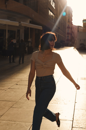 BLUZKA MAGNOLIA BEŻOWA