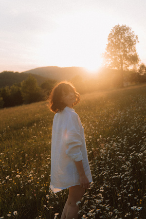 KOSZULA LNIANA MAR - ECRU