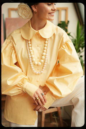 KOSZULA JASMINE BUTTER YELLOW