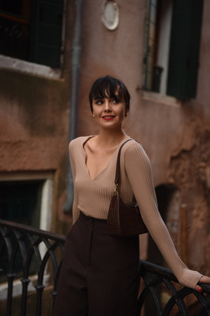 BLUZKA BOULANGERIE BEŻOWA