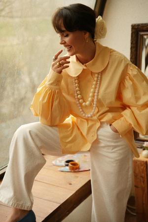 KOSZULA JASMINE BUTTER YELLOW