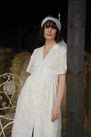 SUKIENKA FLORENCE KREMOWA