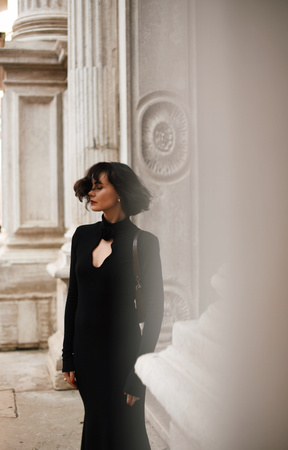 SUKIENKA ROSA CZARNA