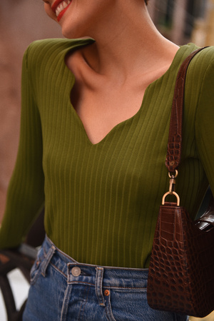 BLUZKA BOULANGERIE ZIELONA