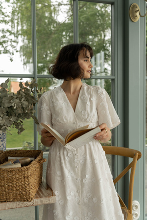 SUKIENKA FLORENCE KREMOWA