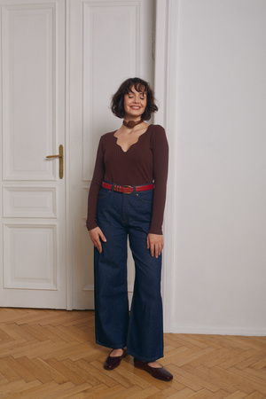 BLUZKA BOULANGERIE BRĄZOWA