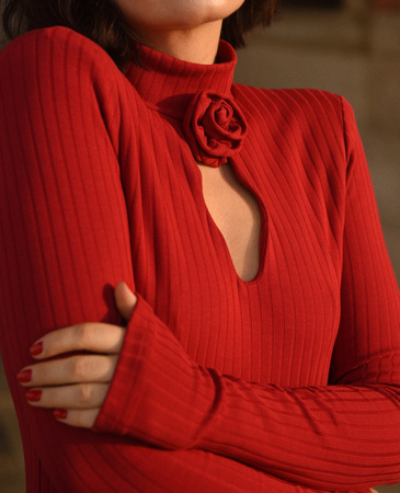 SUKIENKA ROSA CZERWONA