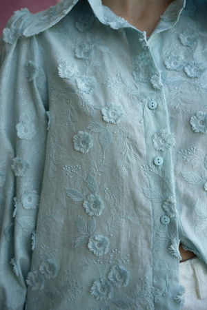 KOSZULA CECILLE BŁĘKITNA