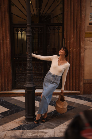 BLUZKA BOULANGERIE KREMOWA