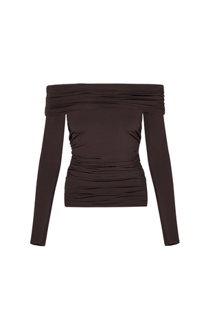 BLUZKA ZOÉ BRĄZOWA