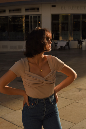 BLUZKA MAGNOLIA BEŻOWA