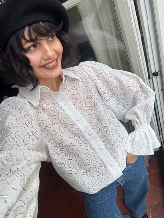 KOSZULA JOSÉPHINE BIAŁA