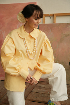 KOSZULA JASMINE BUTTER YELLOW