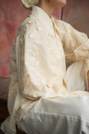 KOSZULA CECILLE KREMOWA