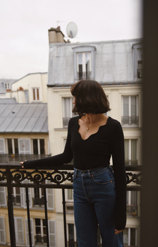 BLUZKA BOULANGERIE CZARNA