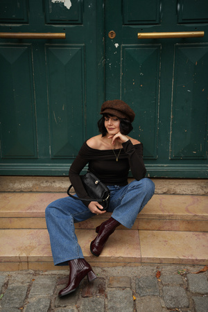 BLUZKA ZOÉ BRĄZOWA