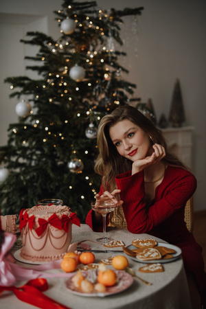 SUKIENKA SCARLET CZERWONA