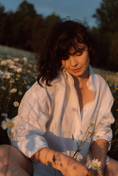 KOSZULA LNIANA MAR - ECRU