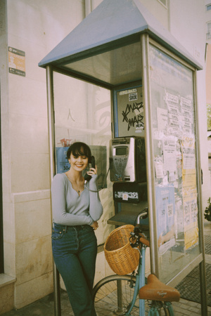 BLUZKA BOULANGERIE BŁĘKITNA