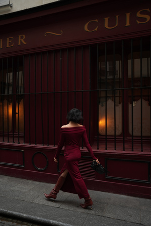 SUKIENKA DÉBORAH BORDOWA