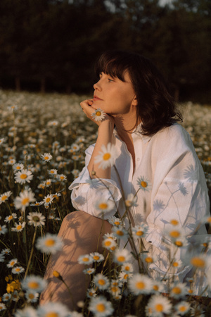 KOSZULA LNIANA MAR - ECRU