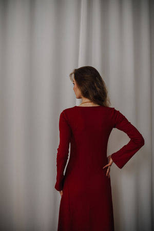 SUKIENKA SCARLET CZERWONA