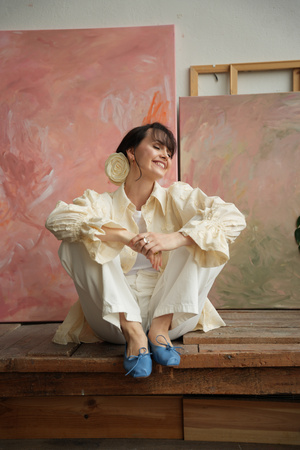 KOSZULA CECILLE KREMOWA