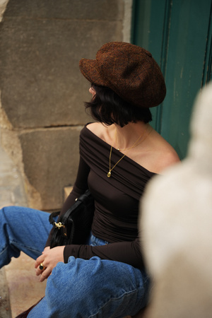 BLUZKA ZOÉ BRĄZOWA