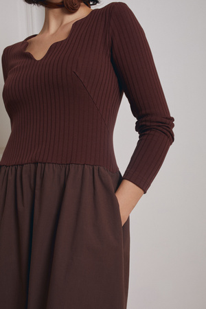 SUKIENKA MARIE BRĄZOWA