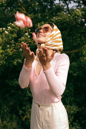 BLUZKA BOULANGERIE RÓŻOWA