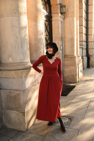 SUKIENKA MARIE BORDOWA