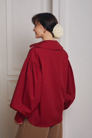 KOSZULA JASMINE BORDOWA